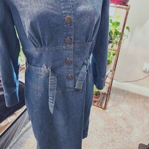 Blue Denim Dress